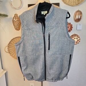 Cowboy Legend Gray Men's Barrier Tactical Style Western Cowboy Ranch Work Vest